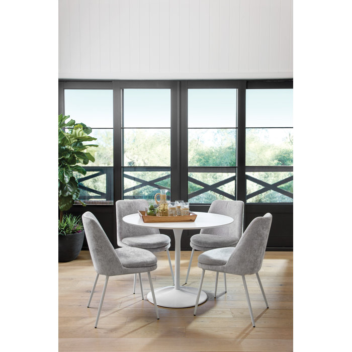 Orren Ellis Miele Pedestal Dining Table & Reviews Wayfair